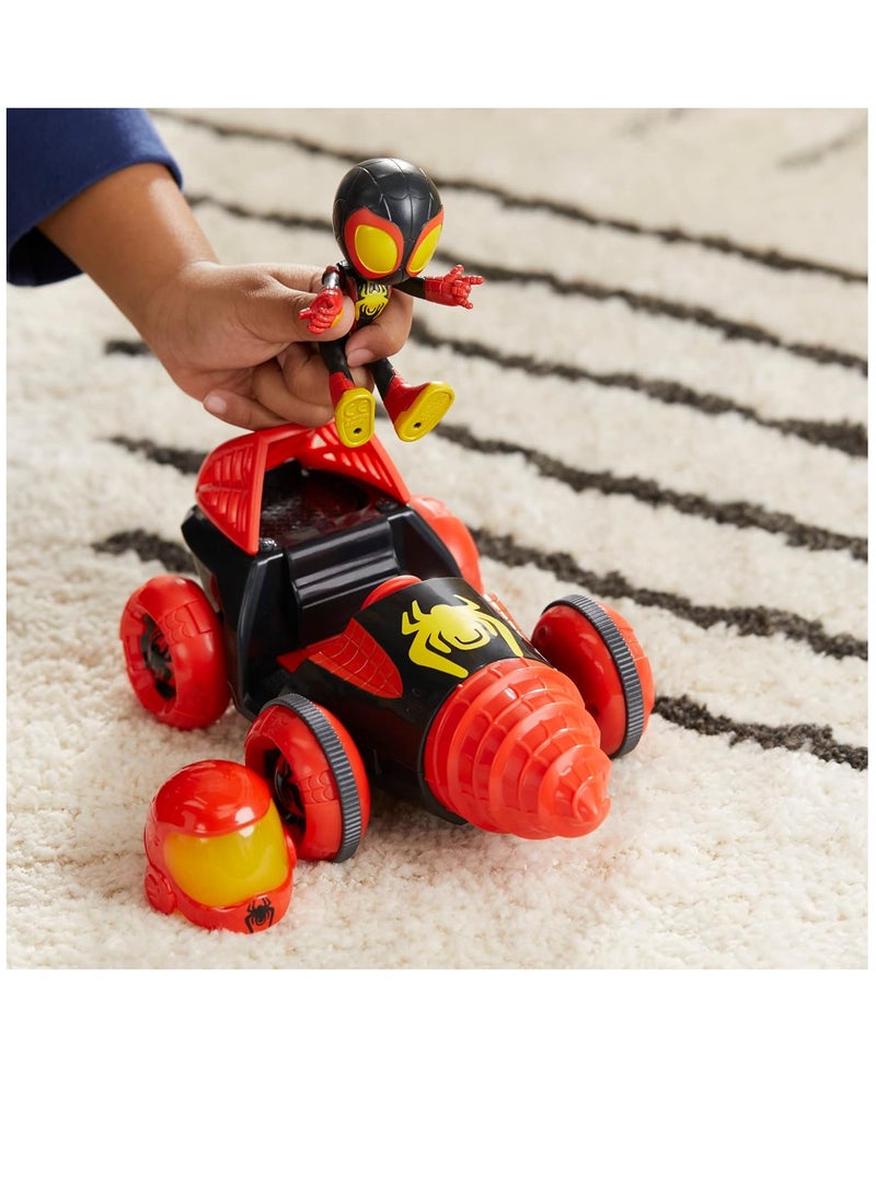 Miles with Drill Spinner Vehicle