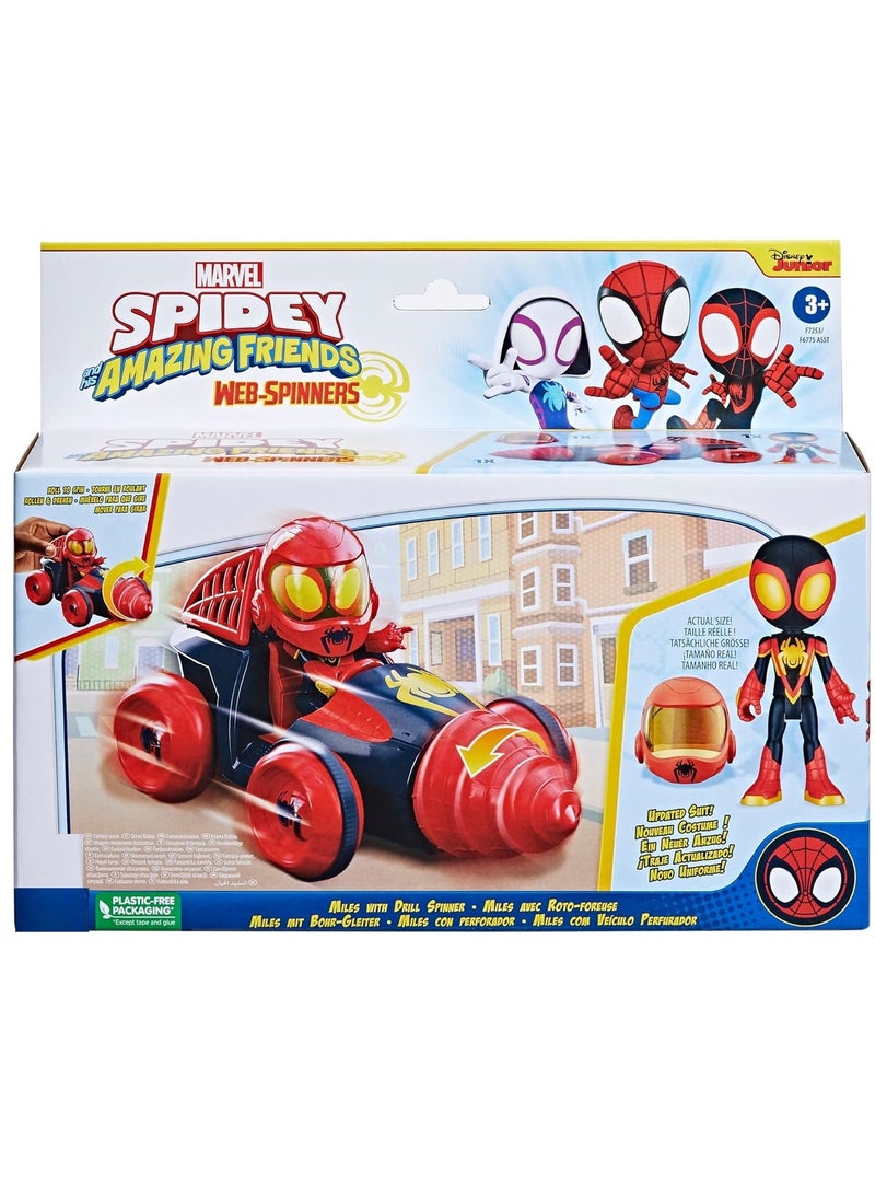 Miles with Drill Spinner Vehicle