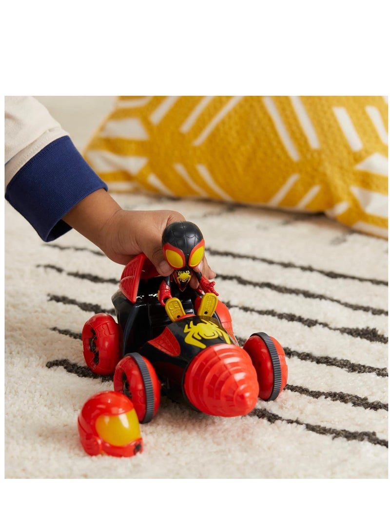 Miles with Drill Spinner Vehicle