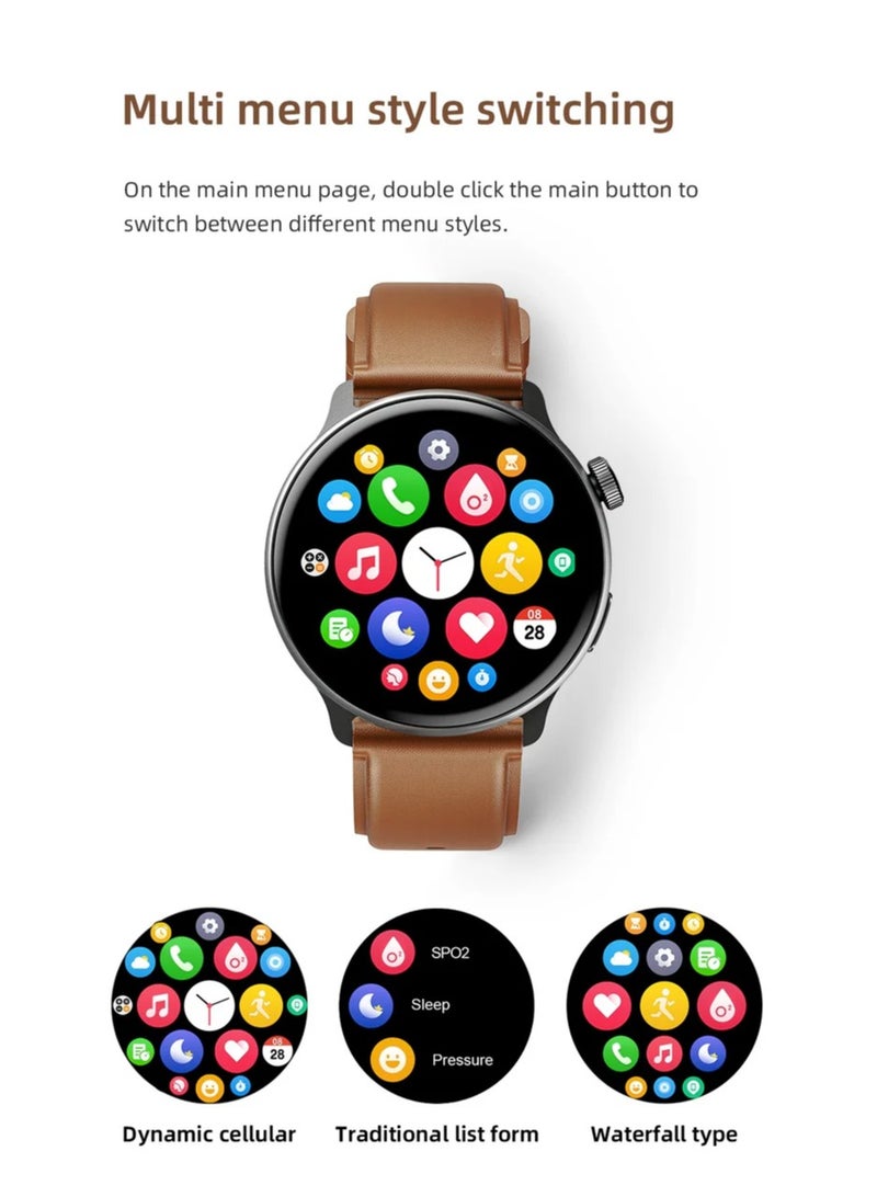 Mibro Lite2 Smartwatch Global Version HD Bluetooth Calling 1.3Inch AMOLED Screen AOD 2ATM Waterproof Sport Men Women Smart Watch