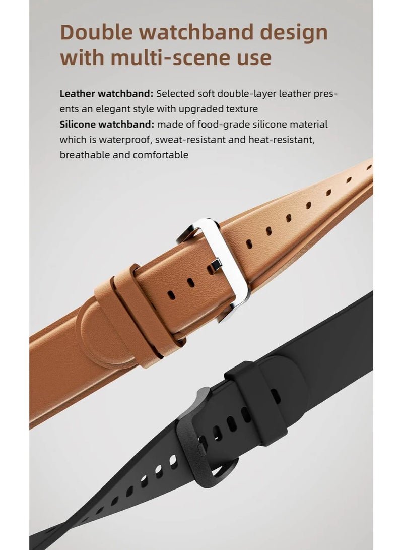 Mibro Lite2 Smartwatch Global Version HD Bluetooth Calling 1.3Inch AMOLED Screen AOD 2ATM Waterproof Sport Men Women Smart Watch