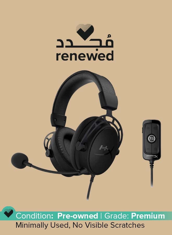 Renewed – Cloud Alpha S Wired Over-Ear Gaming Headphones With Mic For PS4/PS5/XOne/XSeries/NSwitch/PC