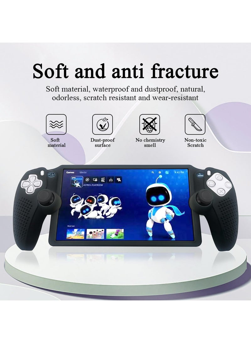 Cover Case for Playstation Portal, Silicone Protecor Cover Case Compatible with Playstation Portal Remote Player, Protective Skin Cover for PS5 Portal Shockproof Anti Scratch