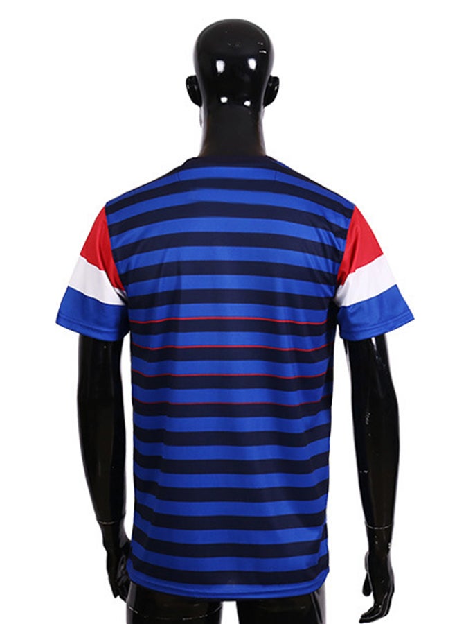 Football Shirts for Men - Football Short Sleeve Unisex - T-Shirt Tops with Country's English Name, for Football Fans, Breathable and Comfortable Aucun