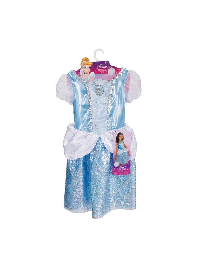 Disney 100 Cinderella Dress Costume For Girls Perfect For Party Halloween Or Pretend Play Dress Up Child Size 46X