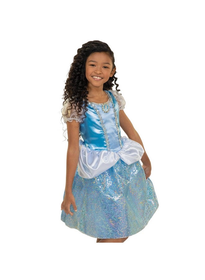 Disney 100 Cinderella Dress Costume For Girls Perfect For Party Halloween Or Pretend Play Dress Up Child Size 46X