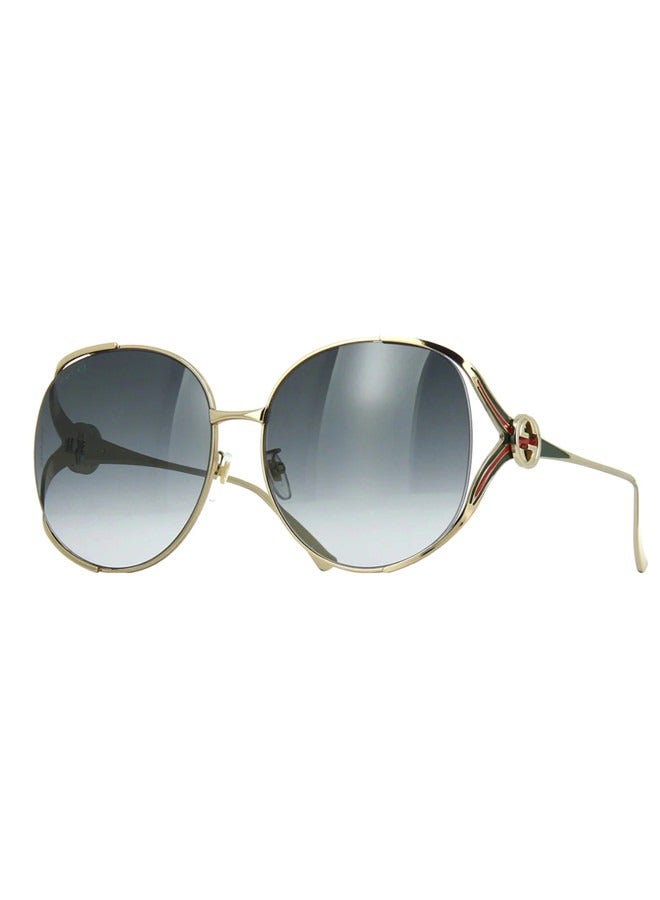 Gucci Round Gold Sunglasses GG0225S-001