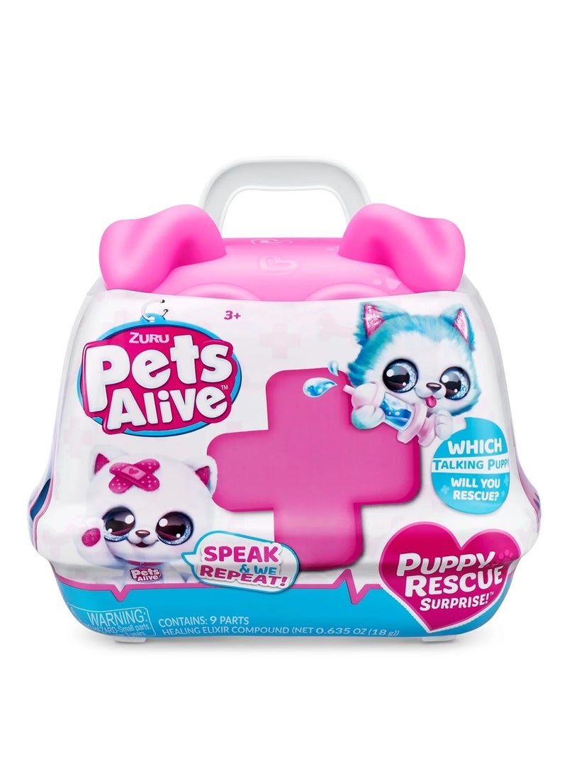 ZURU PETS ALIVE Speak & Repeat Puppy Rescue SURPRISE 6 Pups to collect For Ages 3+