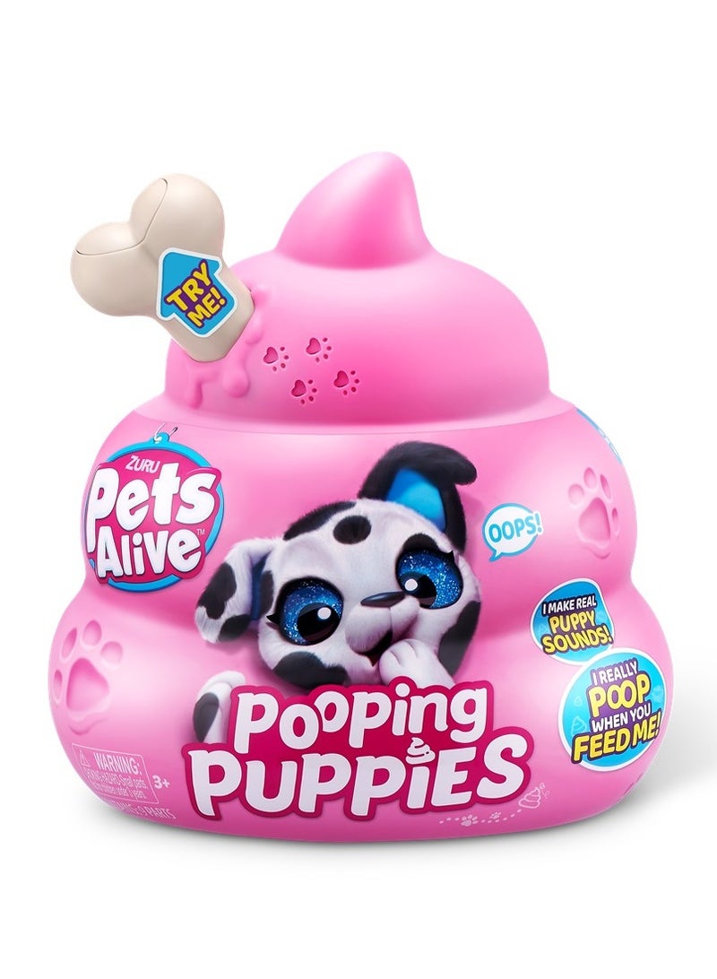 ZURU PETS ALIVE Series 1 Interactive Plush toy PUG for Ages 3Y+