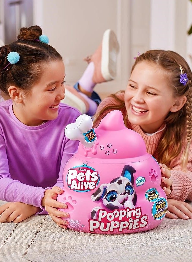 ZURU PETS ALIVE Series 1 Interactive Plush toy PUG for Ages 3Y+