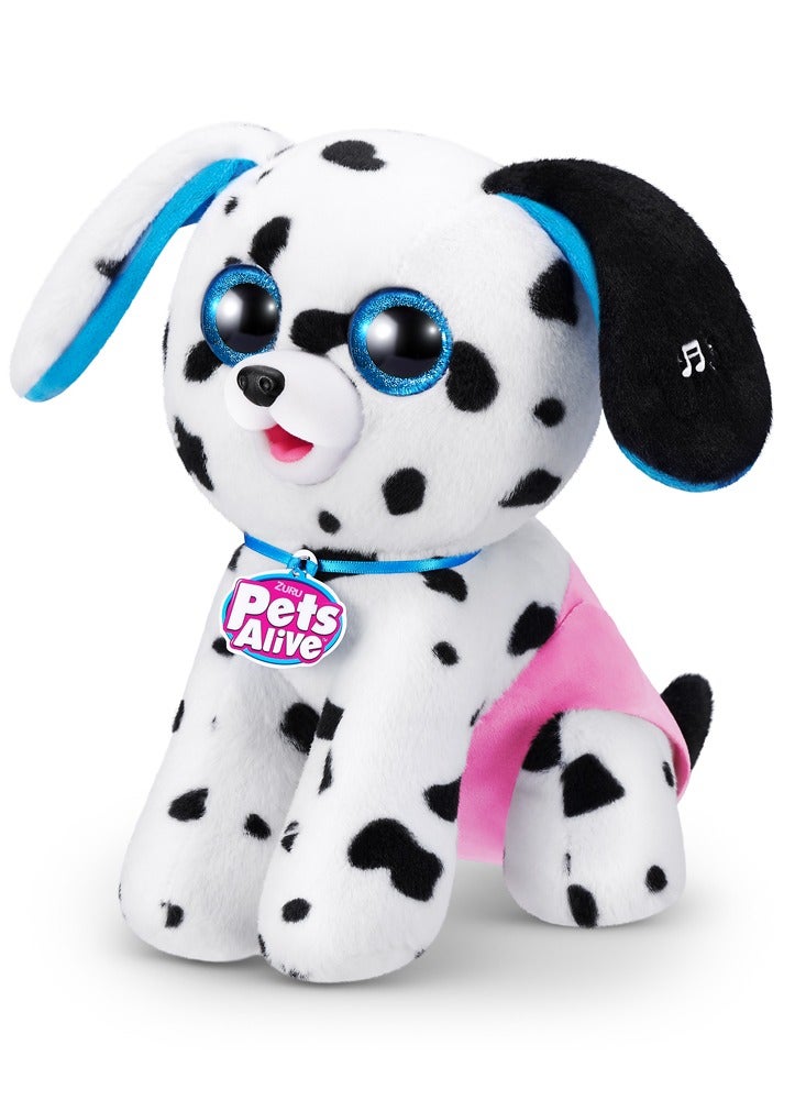 ZURU PETS ALIVE Series 1 Interactive Plush toy DALMATIAN for Ages 3Y+