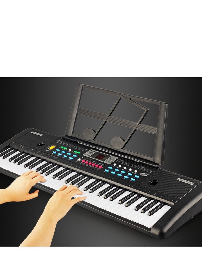 61 keys digital piano toy With stand microphone accessories electronic keyboard musical instrument for beginners kids