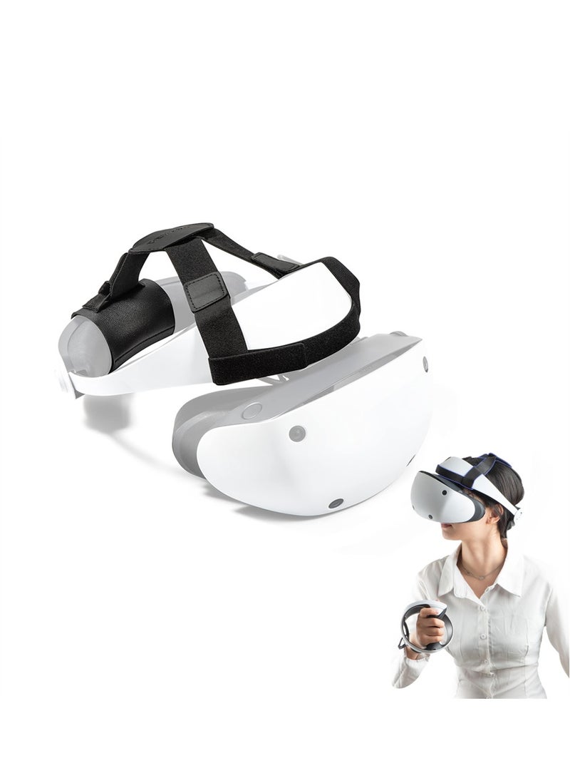 Adjustable Head Strap for PlayStation VR2, Lightweight Headband for PSVR2, Balances Head Pressure, Reduces Gravity, and Provides Enhanced Comfort