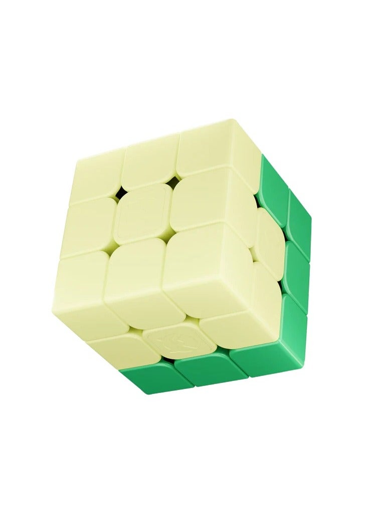 Gan Monster Go Spelling Cube 3x3 Yellow and Green