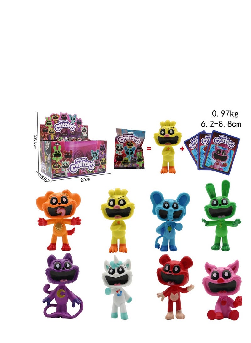 Smiling Criters Figures The Smiling Criters Action Figure Toys Smiling Criters Series Action Figure Box Toy Popular Collectible Art Toy Cute Figure For Birthday(1 SET）)
