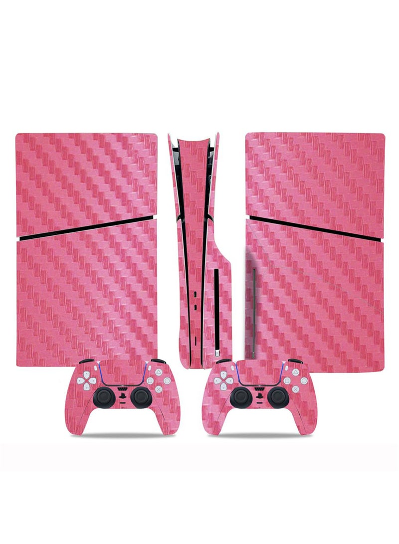 Skin for PlayStation 5 Slim Disc Version, Sticker for PS5 Vinyl Decal Cover for Playstation 5 Controller, Full Wrap Skin Protective Film Sticker Compatible with PS5 Slim Disk Edition (L)