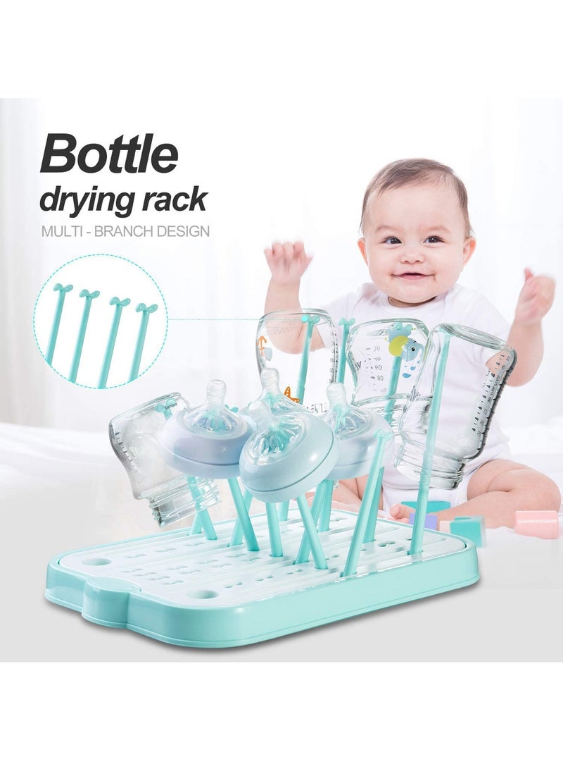 Baby Bottle Drying Rack for Kitchen Countertop Baby Bottle Drying Rack with Removable Water Tray Countertop Drying Rack Stylish Nursery Product