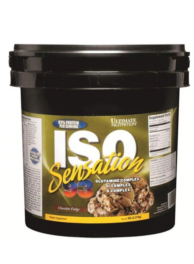 Ultimate Nutrition,Iso Sensation 93,Choclate Fudge,5lb