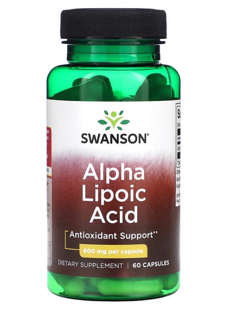 Alpha Lipoic Acid 600 mg 60 Caps