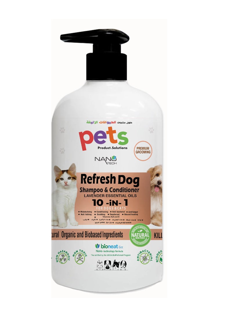 Pets Refresh Dog Shampoo & Conditioner 500ml