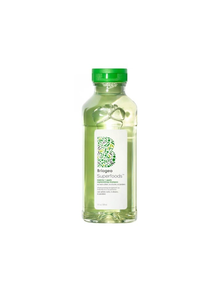 BRIOGEO SUPERFOOD MATCHA + APPLE REPLENISHING SHAMPOO