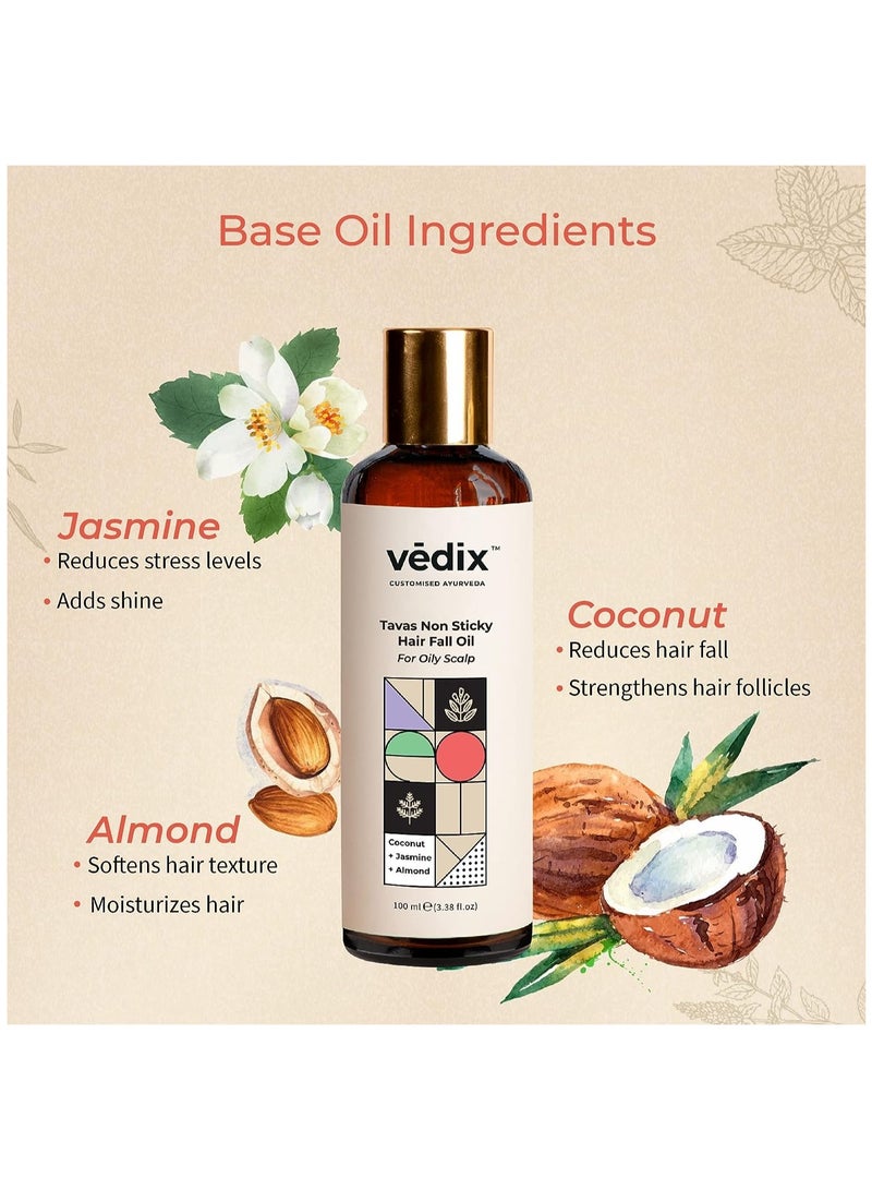 Ayurvedic Hair Fall Oil Combo With 3 Booster Oils 130ML