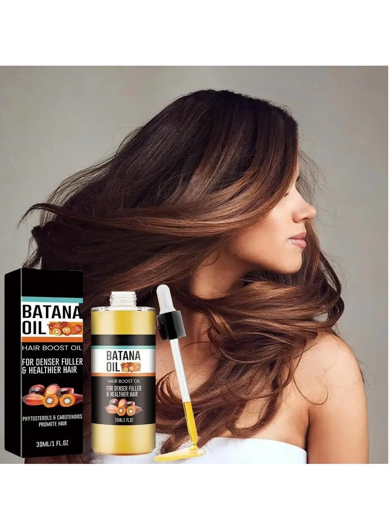 Batana Oil For Hair Growth, Natural And Safe Nourishing Hair Care Oil,  Moisturizing Batana Oil Butter For Hair Loss Treatments, Organic Hair Growth Essence For All Hair Types, ( A 30ml)