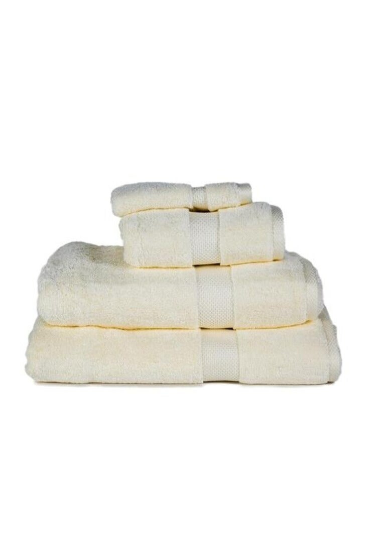Truebell Classic Face Towel (33 x 33 cm, Cream)