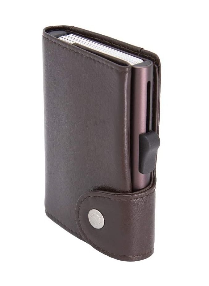 Dutch Design Genuine Italian Leather RFID Card Holder Wallet