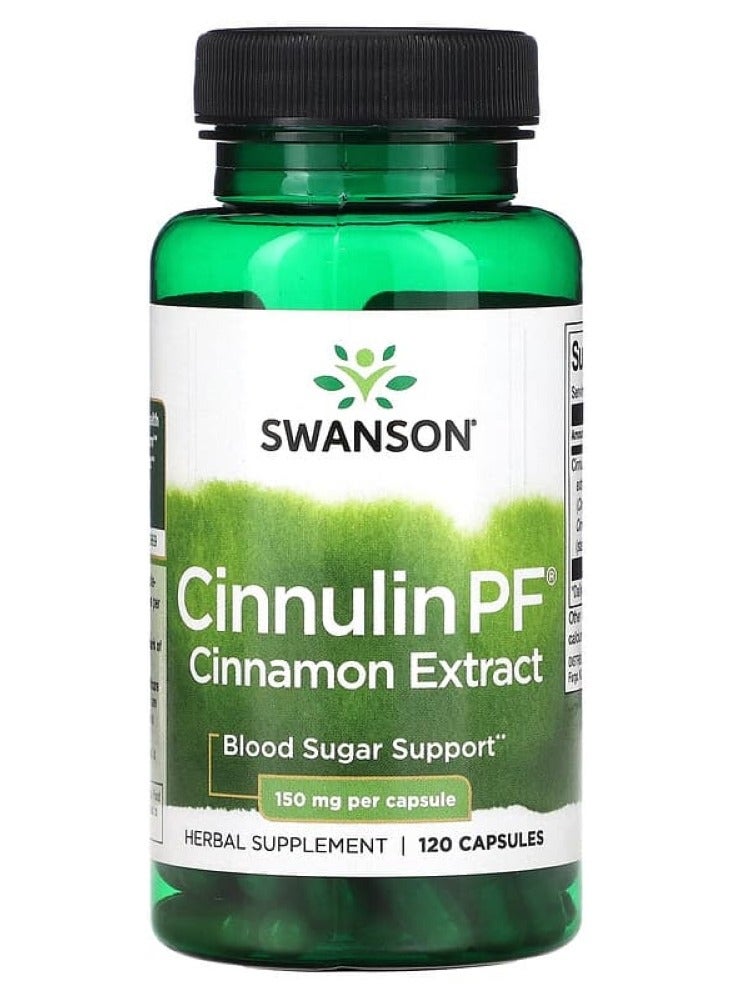 Cinnulin Pf Cinnamon Extract 150 mg 120 Caps