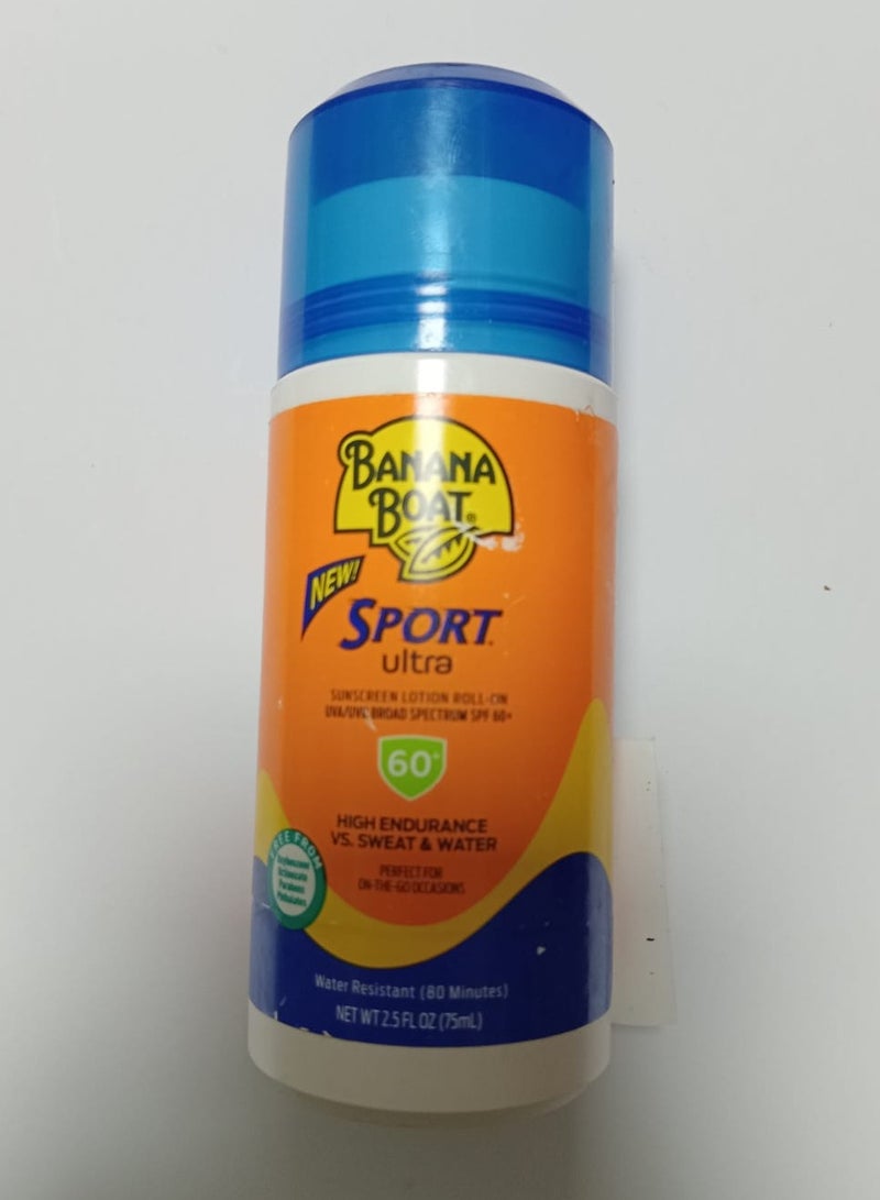 Sport Ultra Spf 60 Roll On Sunscreen 2.5Oz Travel Size Sunscreen