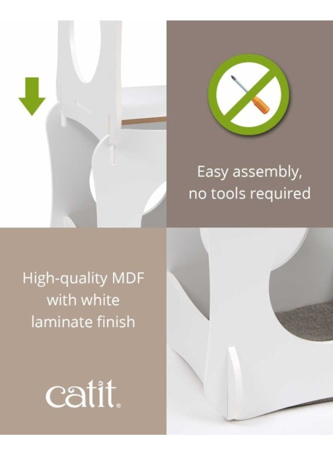 Premium Cat Furniture Condo White