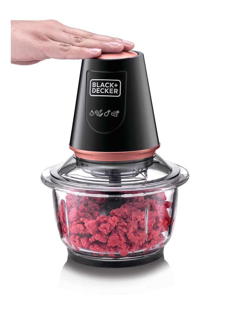 Vertical Chopper With Glass Bowl - 400 W 1.5 kg 400 W GC430-B5 Multicolour