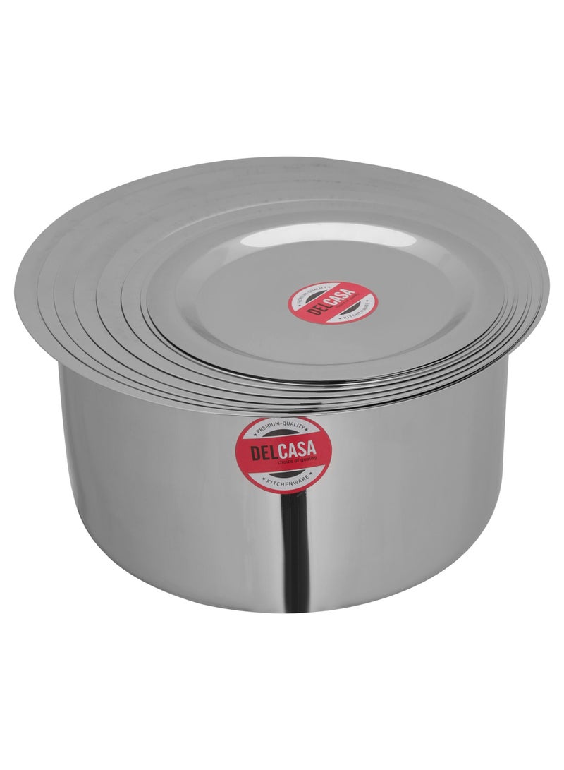Stainless Steel Tope Set with Lid, 8pcs Tope & Lid, DC2454