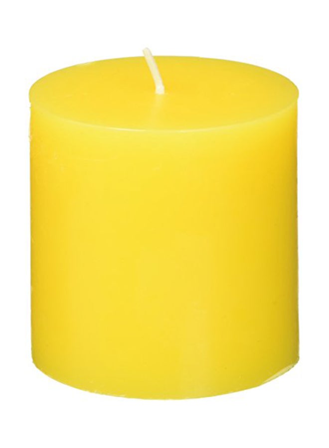Pillar Candle Yellow