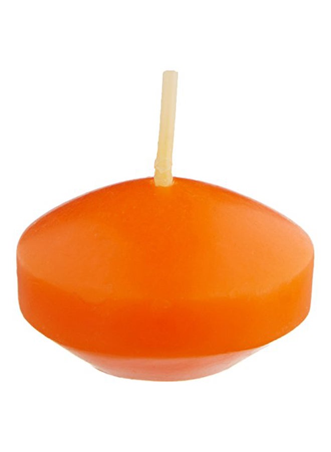 24-Piece Floating Candle Set Orange