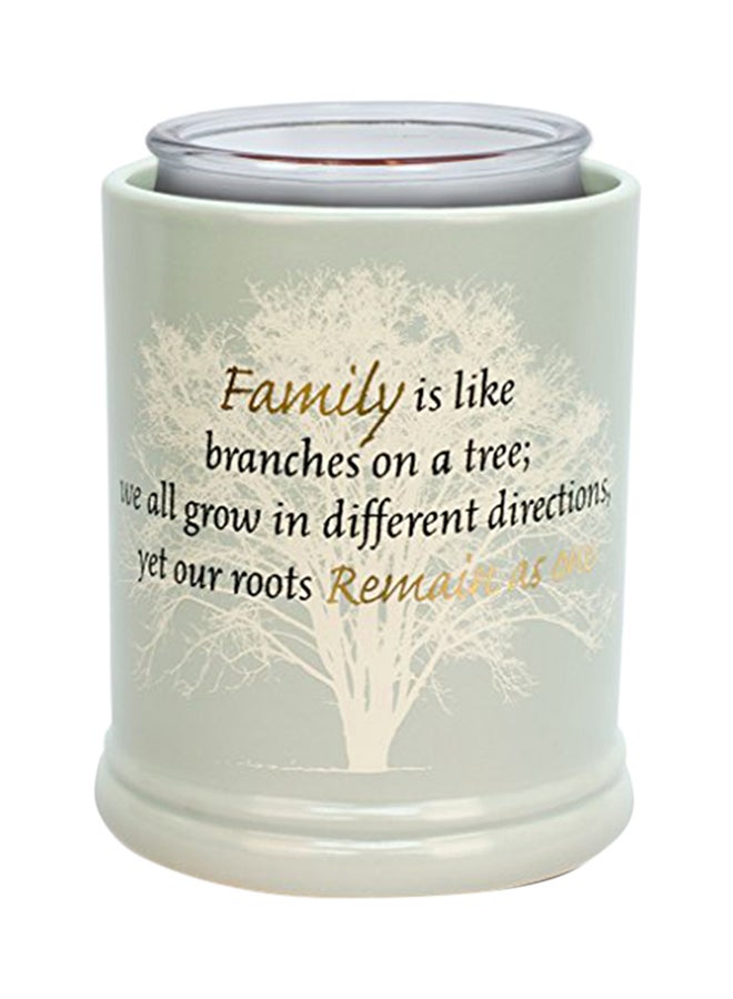 Family Tree Ceramic Stoneware Electric Large Jar Candle Warmer