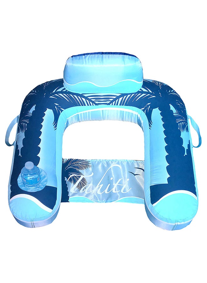 U-Shaped Seat Inflatable Pool Float