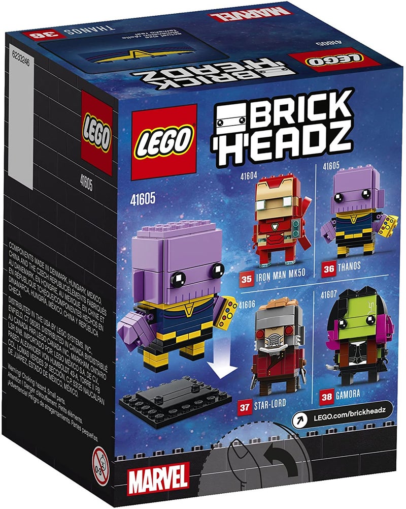 105-Piece BrickHeadz Thanos Building Kit 10+ Years