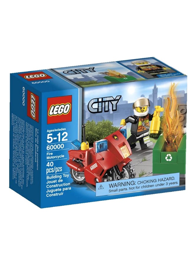 60000 40-Piece City Fire Motorcycle Building Set 60000 5+ Years
