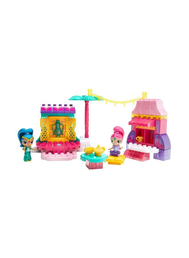DXH15 57-Piece Shimmer And Shine Buildable Azar Bazaar Market Set DXH15 57 3+ Years