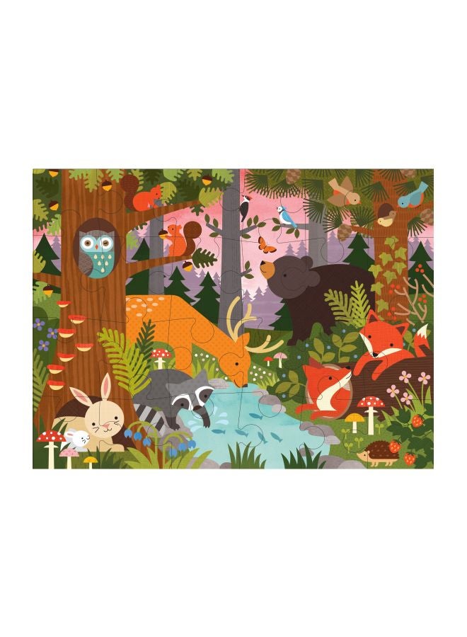 24-Piece Enchanted Woodland Floor Puzzle Set PTC141