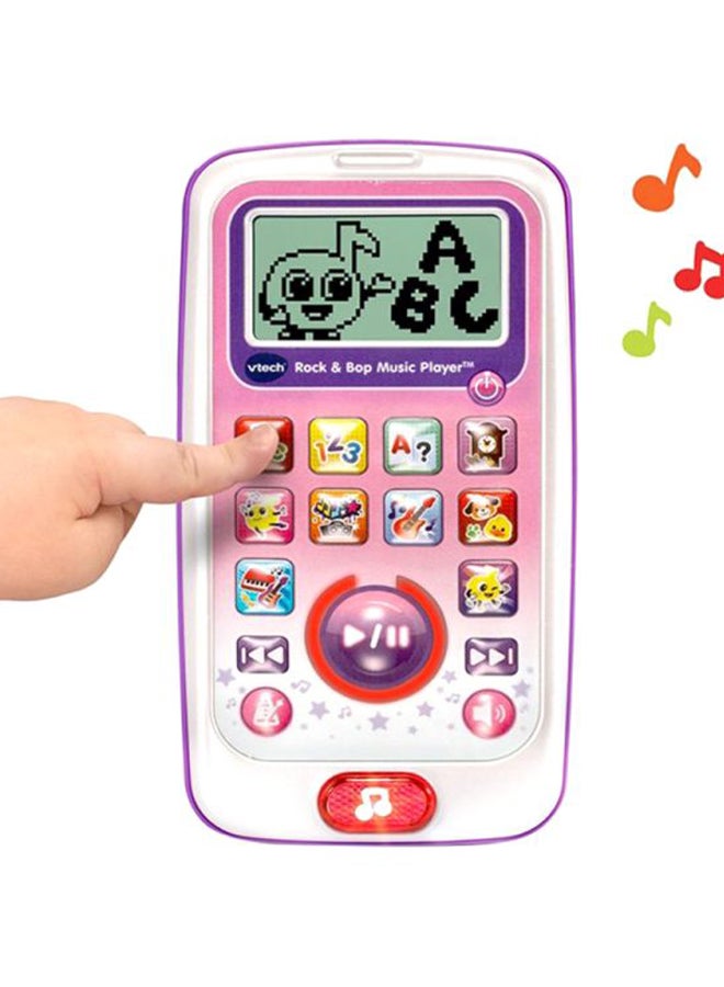 Handheld Rock And Bop Music Player for 3+ years
