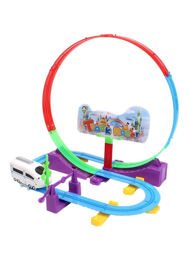 32-Piece Roller Coaster Racer Track SY33208 Multicolour