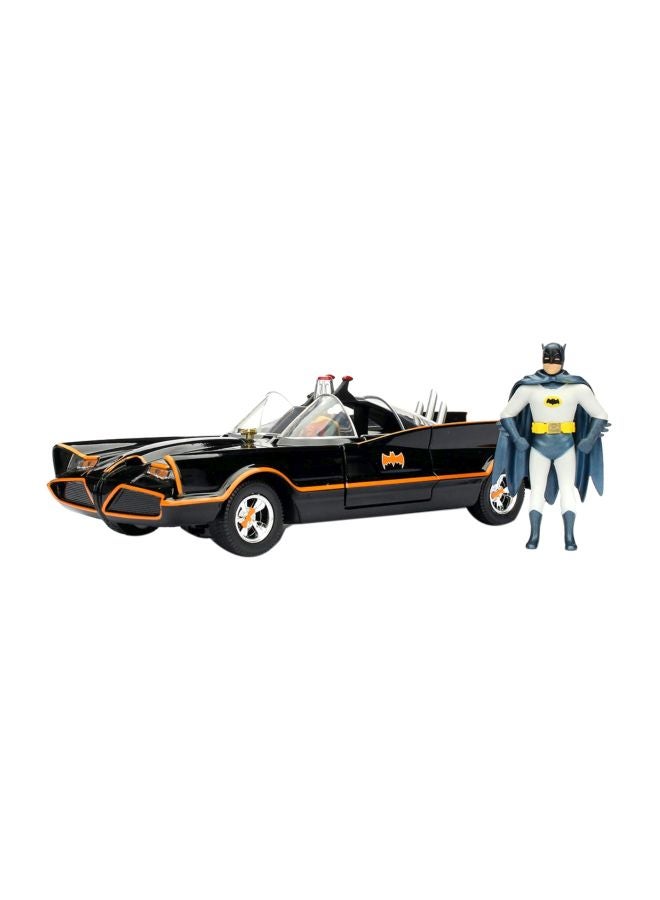 DC Comics Classic TV Series Batmobile And Batman Playset 98259 Multicolour
