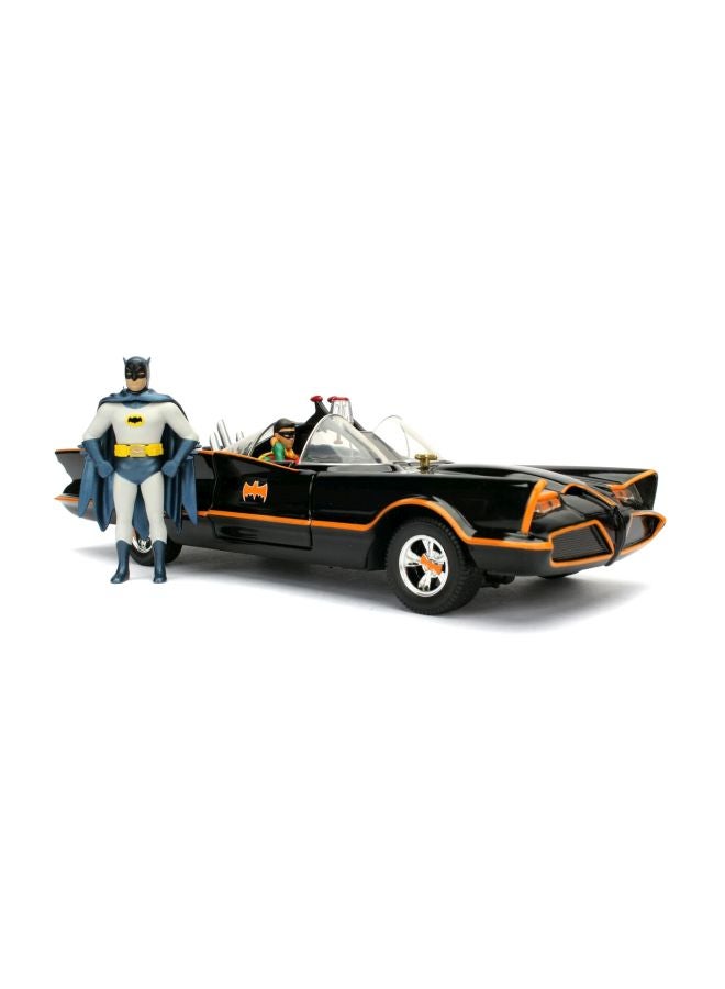 DC Comics Classic TV Series Batmobile And Batman Playset 98259 Multicolour
