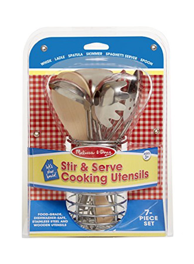 7-Piece Stir and Serve Cooking Utensils