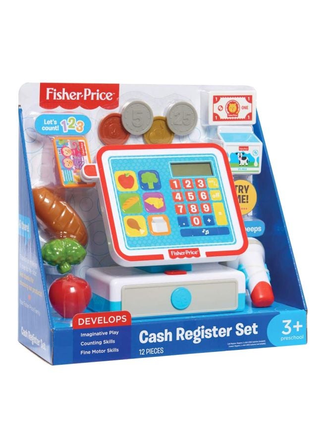 12-Piece Cash Register Set Toy JPL93515