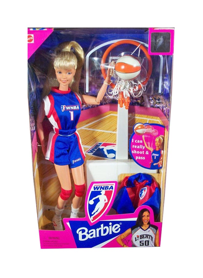 WNBA Basketball Blonde Doll