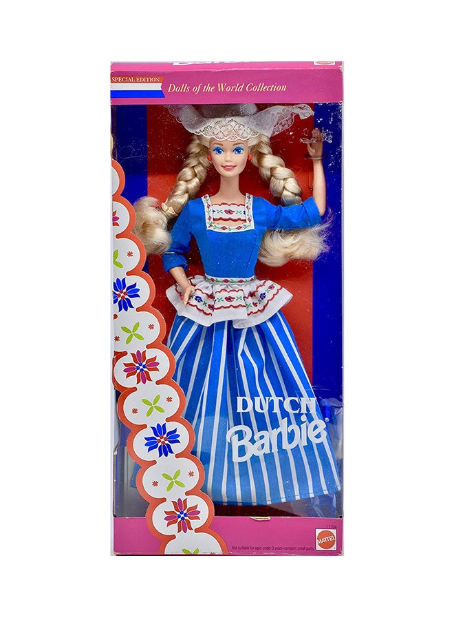 World Collector Edition Dutch Barbie Doll 11.5inch